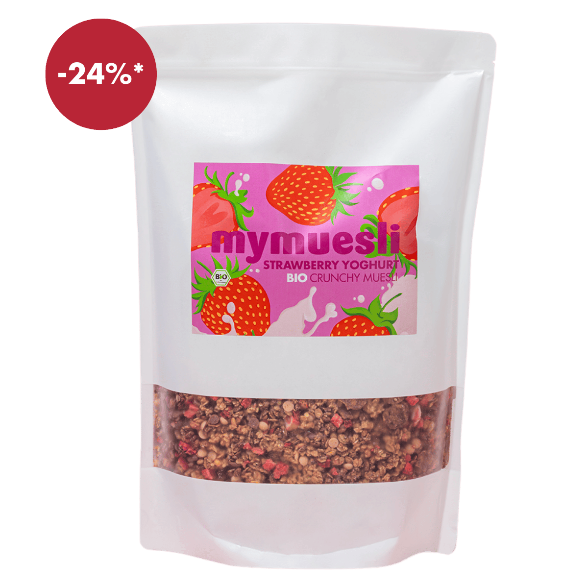 Grootverpakking Strawberry Yoghurt Crunch, 1,75 kg