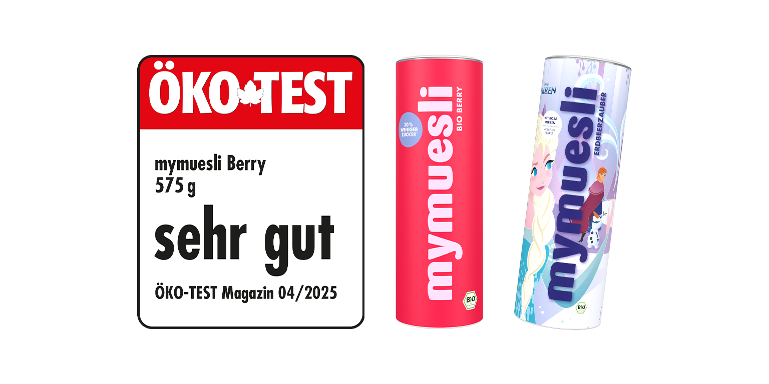 EU-Bio-Siegel auf mymuesli-Verpackung